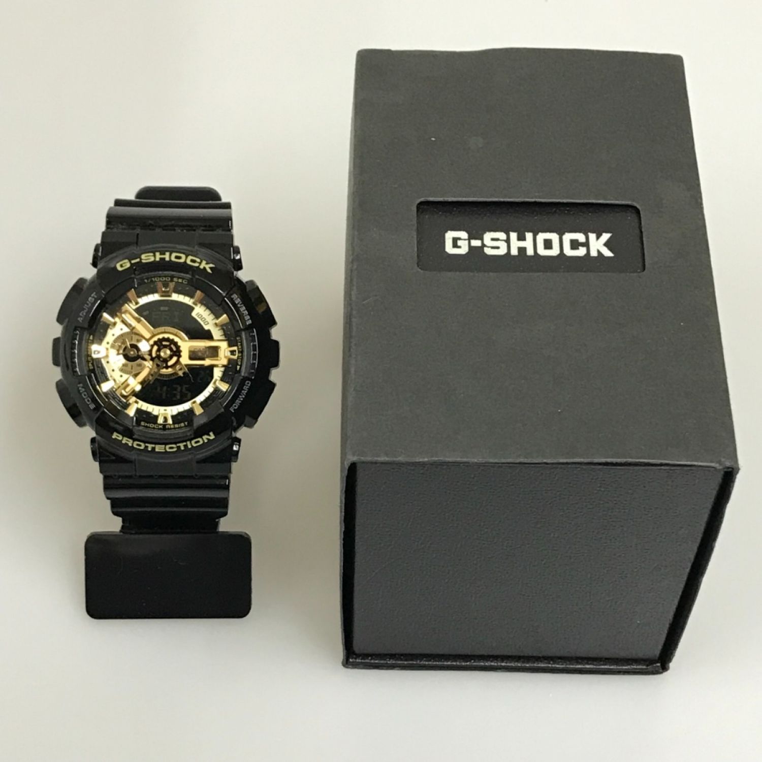 CASIO カシオ G-SHOCK デジアナ GA-110GB-1AJF ブラック×ゴールド