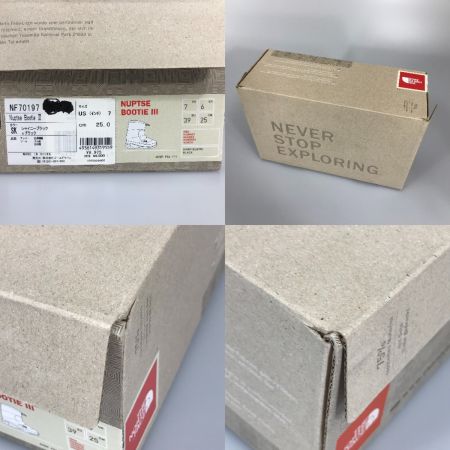  THE NORTH FACE ザノースフェイス NUPTSE BOOTIE 3 25cm NF70197 ブラック