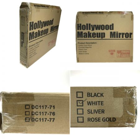  FENCHILIN 化粧鏡 ハリウッドLED 卓上・壁掛け両用 くも型