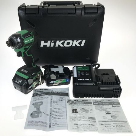  HiKOKI ハイコーキ マルチボルト 36V コードレスインパクトドライバ WH36DC グリーン