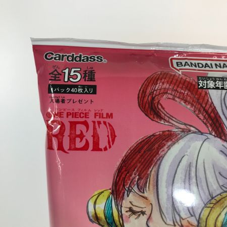   ワンピースカードゲーム チュートリアルデッキ FILM RED 未開封品