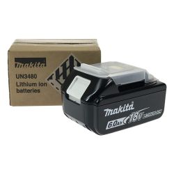 ## MAKITA マキタ 18v 6.0Ah リチウムイオンバッテリ BL1860B 純正バッテリ Sランク