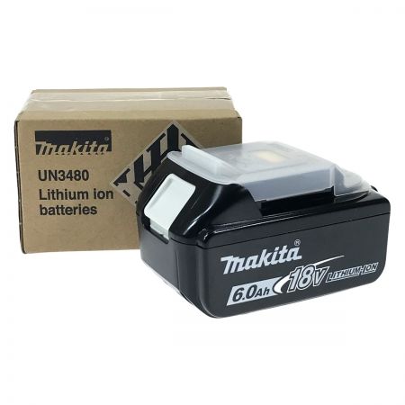  MAKITA マキタ 18v 6.0Ah リチウムイオンバッテリ BL1860B  純正バッテリ