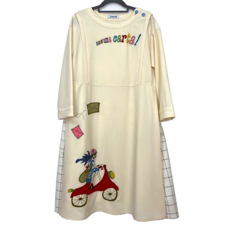  Jocomomola ホコモモラ Partida 刺繍ワンピース GJECS-01330 サイズ40