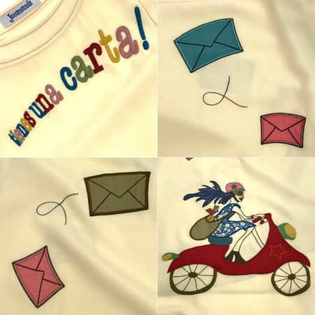  Jocomomola ホコモモラ Partida 刺繍ワンピース GJECS-01330 サイズ40