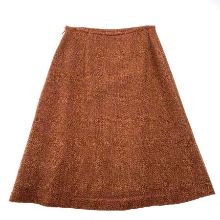  Jocomomola ホコモモラ ツイードジャケット 上下セット GJDAA-03230 ブラウン サイズ42