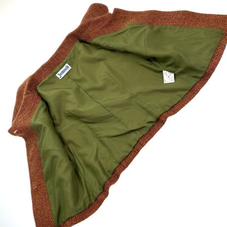  Jocomomola ホコモモラ ツイードジャケット 上下セット GJDAA-03230 ブラウン サイズ42