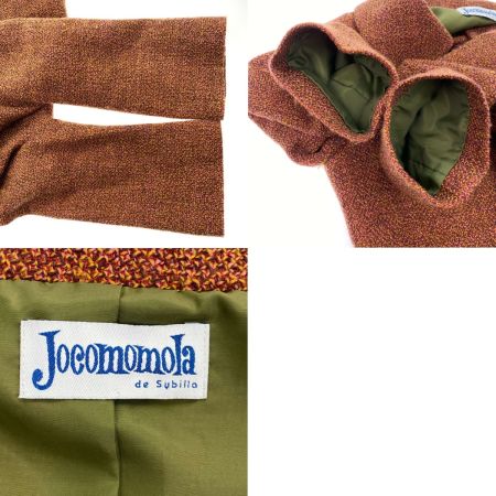  Jocomomola ホコモモラ ツイードジャケット 上下セット GJDAA-03230 ブラウン サイズ42