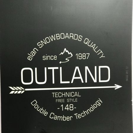  elan エラン スノーボード OUTLAND 148 ダブルキャンバー キズ有 ボード単品