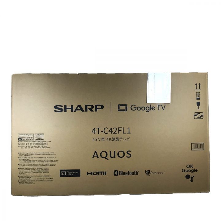 SHARP シャープ 42V型 4K液晶テレビ AQUOS 4T-C42FL1｜中古｜なんでもリサイクルビッグバン