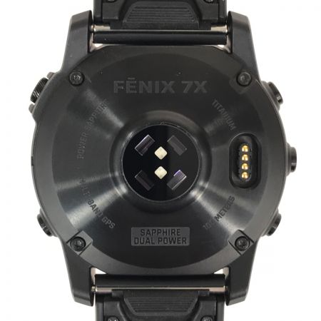 GARMIN FENIX7X Sapphire Dual Power Ti Carbon Gray DLC/Black FENIX7X