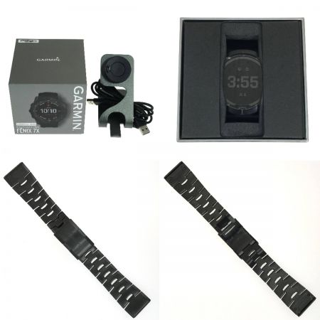  GARMIN FENIX7X Sapphire Dual Power Ti Carbon Gray DLC/Black FENIX7X