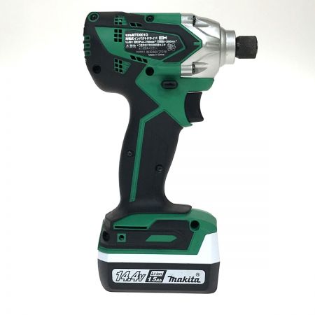  MAKITA マキタ 14.4V 充電式インパクトドライバ MTD001D グリーン バッテリー1個付