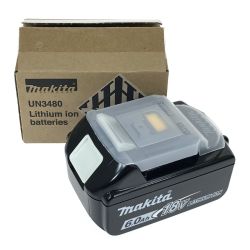 ## MAKITA マキタ 18v 6.0Ah リチウムイオンバッテリ BL1860B  純正バッテリ Sランク