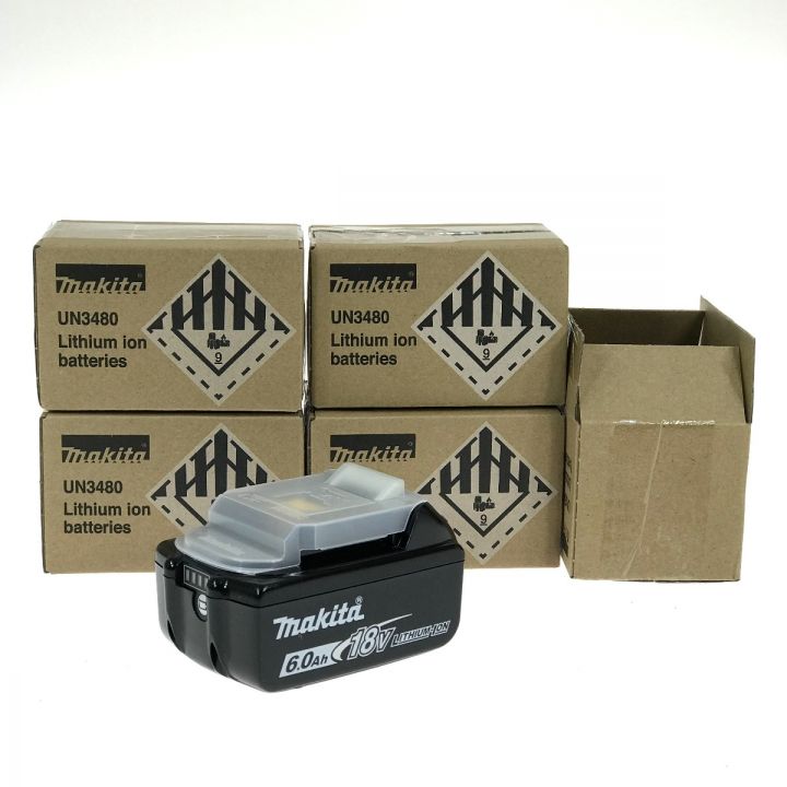 MAKITA マキタ 18v 6.0Ah リチウムイオンバッテリ BL1860B 5個セット 純正バッテリ｜中古｜なんでもリサイクルビッグバン