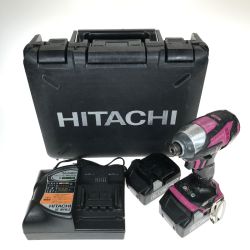 ## HITACHI 日立 コードレスインパクトドライバー 18V 5.0Ah WH18DDL 赤 Bランク