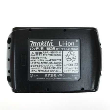  MAKITA マキタ 18v 6.0Ah リチウムイオンバッテリ BL1860B 5個セット 純正バッテリ