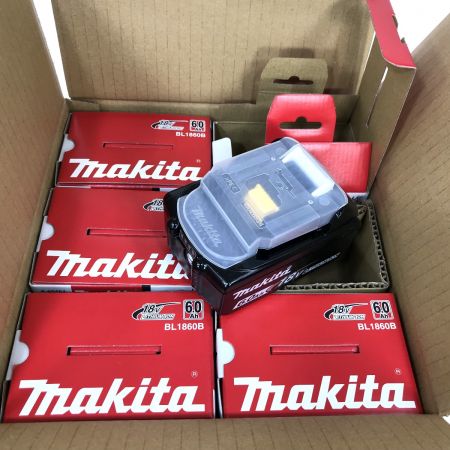  MAKITA マキタ 18v 6.0Ah リチウムイオンバッテリ BL1860B 10個セット 純正バッテリ
