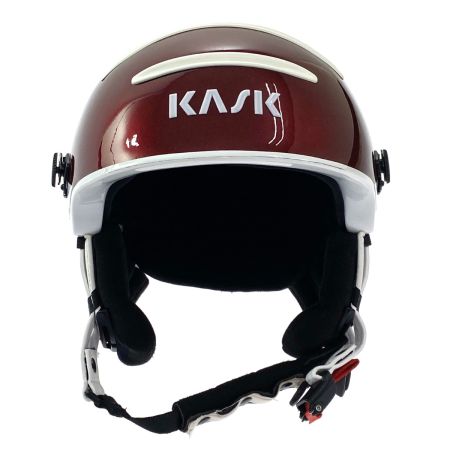  KASK ヘルメット スキー スノーボード サイズ58 バッグ付 バイザー欠品 