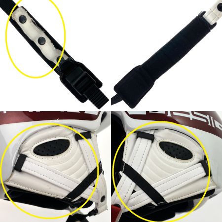  KASK ヘルメット スキー スノーボード サイズ58 バッグ付 バイザー欠品 