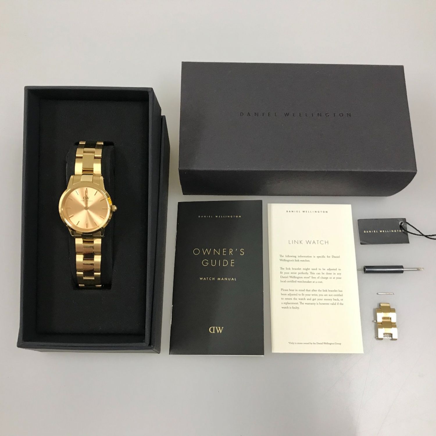 中古】 Daniel Wellington ダニエル・ウェリントン ICONIC LINK