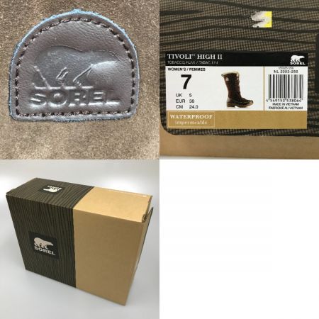  SOREL ソレル ティボリ ハイ ２ TIVOLI HIGH II スノーブーツ ロング  24cm NL2093 ブラウン