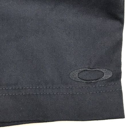  OAKLEY オークリー ハーフパンツ ロゴ刺繍 ネイビー 30インチ