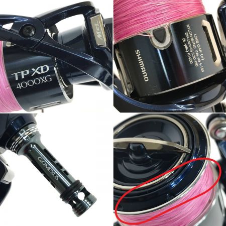 σσ SHIMANO シマノ SHIMANO シマノ 21ツインパワー XD 4000XG 21ﾂｲﾝﾊﾟﾜｰ XD 4000XG ゴメクサスリールスタンド付