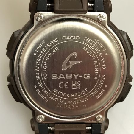  CASIO カシオ Baby-G 電波ソーラー 腕時計 BGA-2510 ネオブライト