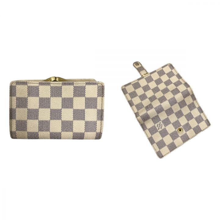中古】 LOUIS VUITTON ルイヴィトン ダミエ ポルトフォイユ ヴィエノワ 