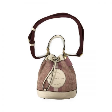  COACH コーチ Dempsey デンプシー バケット バッグ 19 シグネチャー ジャカード C7964