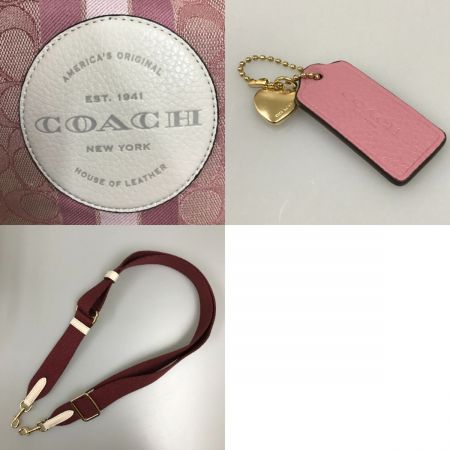  COACH コーチ Dempsey デンプシー バケット バッグ 19 シグネチャー ジャカード C7964