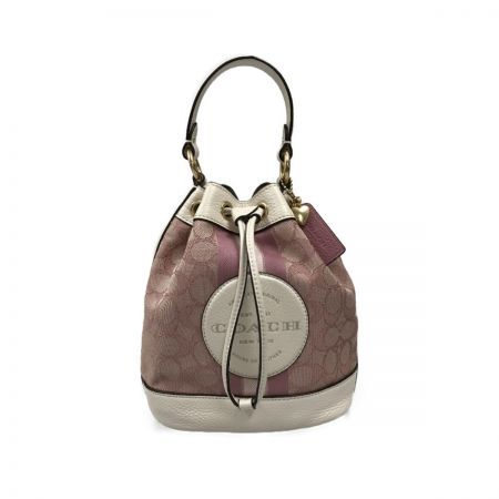  COACH コーチ Dempsey デンプシー バケット バッグ 19 シグネチャー ジャカード C7964