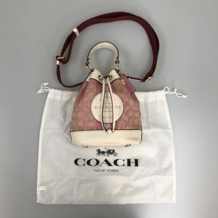  COACH コーチ Dempsey デンプシー バケット バッグ 19 シグネチャー ジャカード C7964