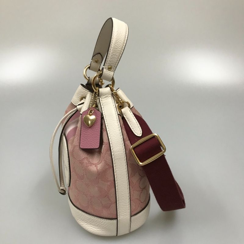 中古】 COACH コーチ Dempsey デンプシー バケット バッグ 19