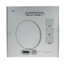 ## JUX L amp 光目覚まし時計 体内時計調整ランプ リングライト Aureole_01 Aランク