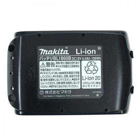  MAKITA マキタ 18v 6.0Ah リチウムイオンバッテリ BL1860B 純正バッテリ