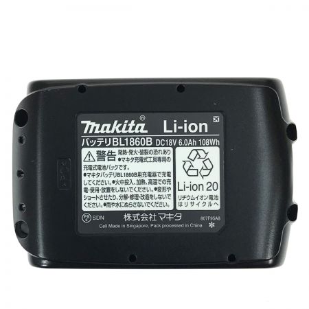  MAKITA マキタ 18v 6.0Ah リチウムイオンバッテリ BL1860B 純正バッテリ