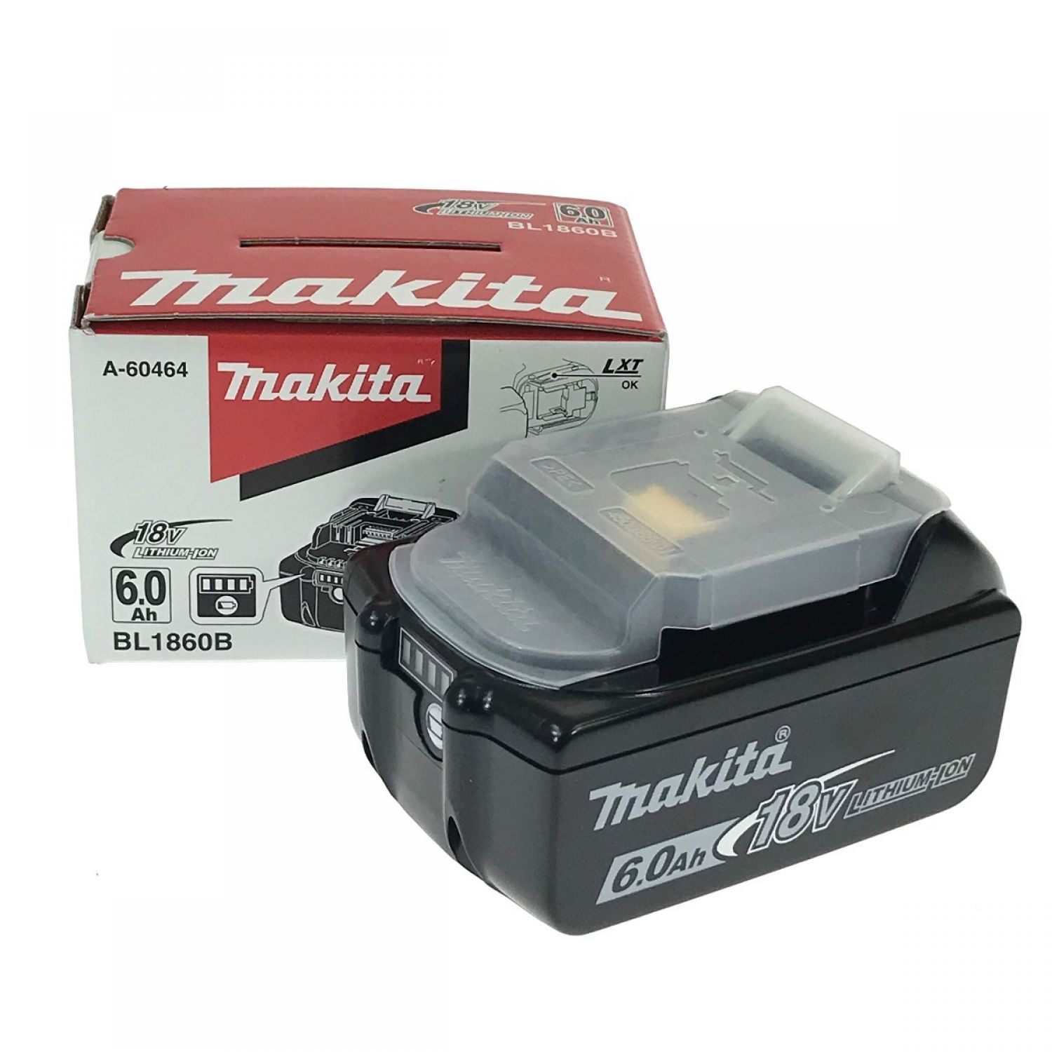 中古】 MAKITA マキタ 18v 6.0Ah リチウムイオンバッテリ BL1860B 純正