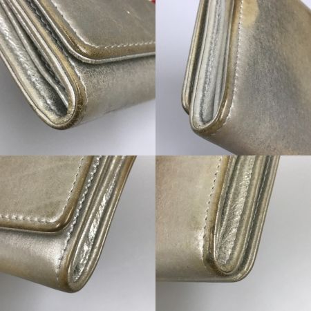  CHANEL シャネル エアライン デカココフラップ 2つ折り長財布 メタリック×マルチカラー