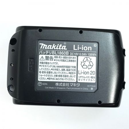  MAKITA マキタ 18v 6.0Ah リチウムイオンバッテリ BL1860B 7個セット 純正バッテリ