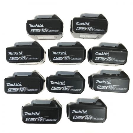  MAKITA マキタ 18v 6.0Ah リチウムイオンバッテリ BL1860B 10個セット 純正バッテリ