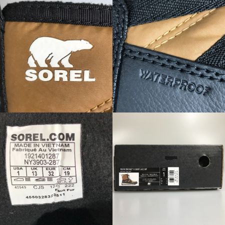  SOREL ソレル YOUTH WHITNEY II SHORT LACE WP 19cm スノーブーツ NY3903-287-1