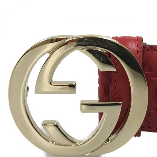 中古】 GUCCI グッチ インターロッキング G ベルト GGスプリーム