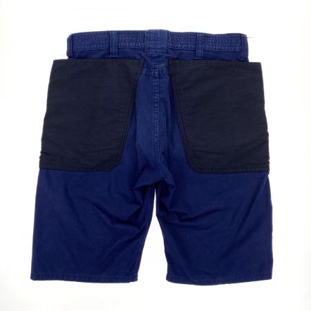  SASSAFRAS ショートパンツ ネイビー Mサイズ 使用感有