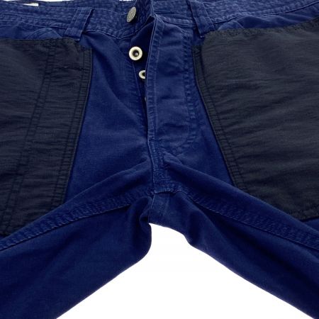  SASSAFRAS ショートパンツ ネイビー Mサイズ 使用感有