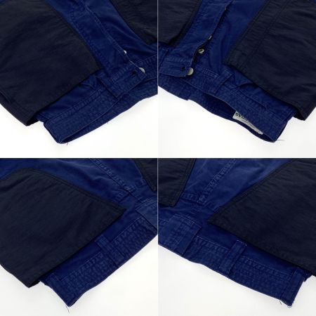  SASSAFRAS ショートパンツ ネイビー Mサイズ 使用感有