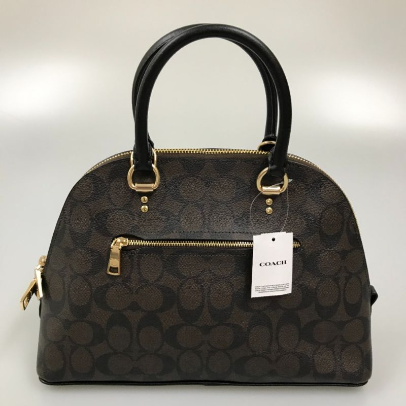 中古】 COACH コーチ シグネチャーケイティ サッチェル 2WAYショルダー