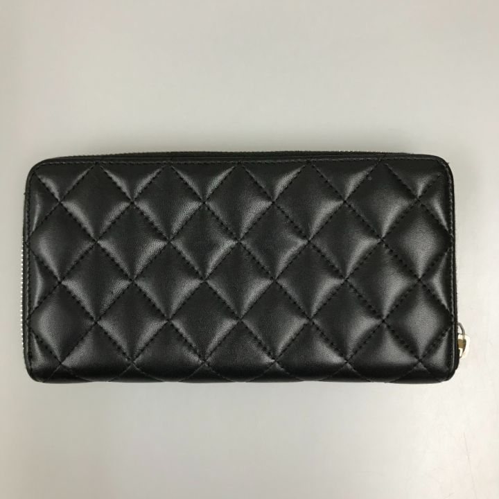 中古】 CHANEL シャネル マトラッセラウンドファスナー長財布 ブラック｜総合リサイクルショップ なんでもリサイクルビッグバン オンラインストア