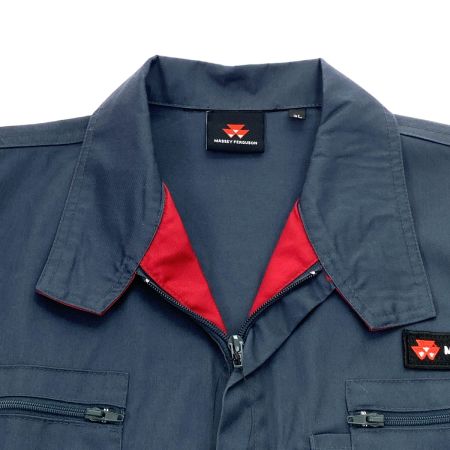  massey ferguson マッセイファーガソン 長袖ツナギ服 スミグリーン 3Lサイズ つなぎ